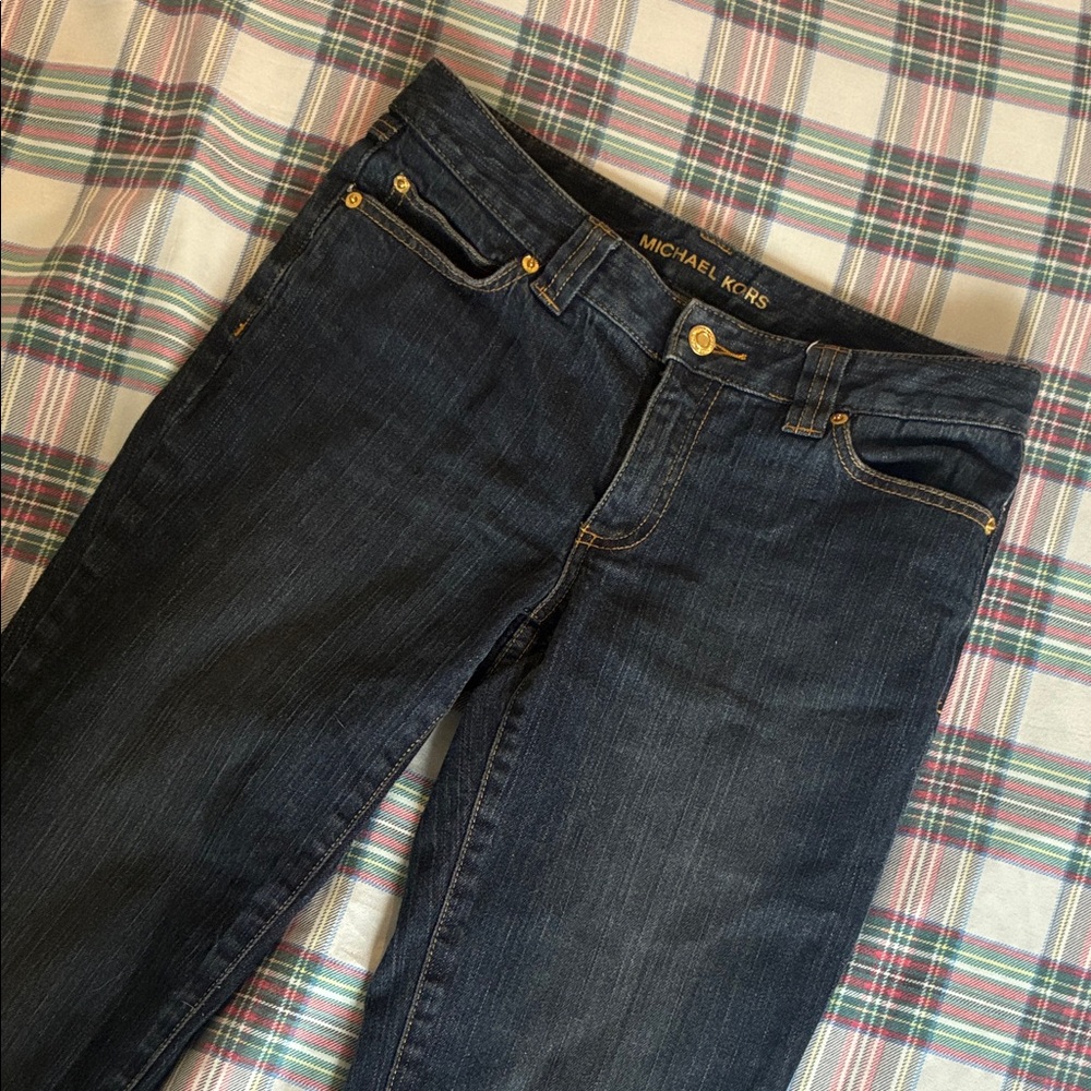 Michael Kors Women's Deep Blue Skinny Jeans